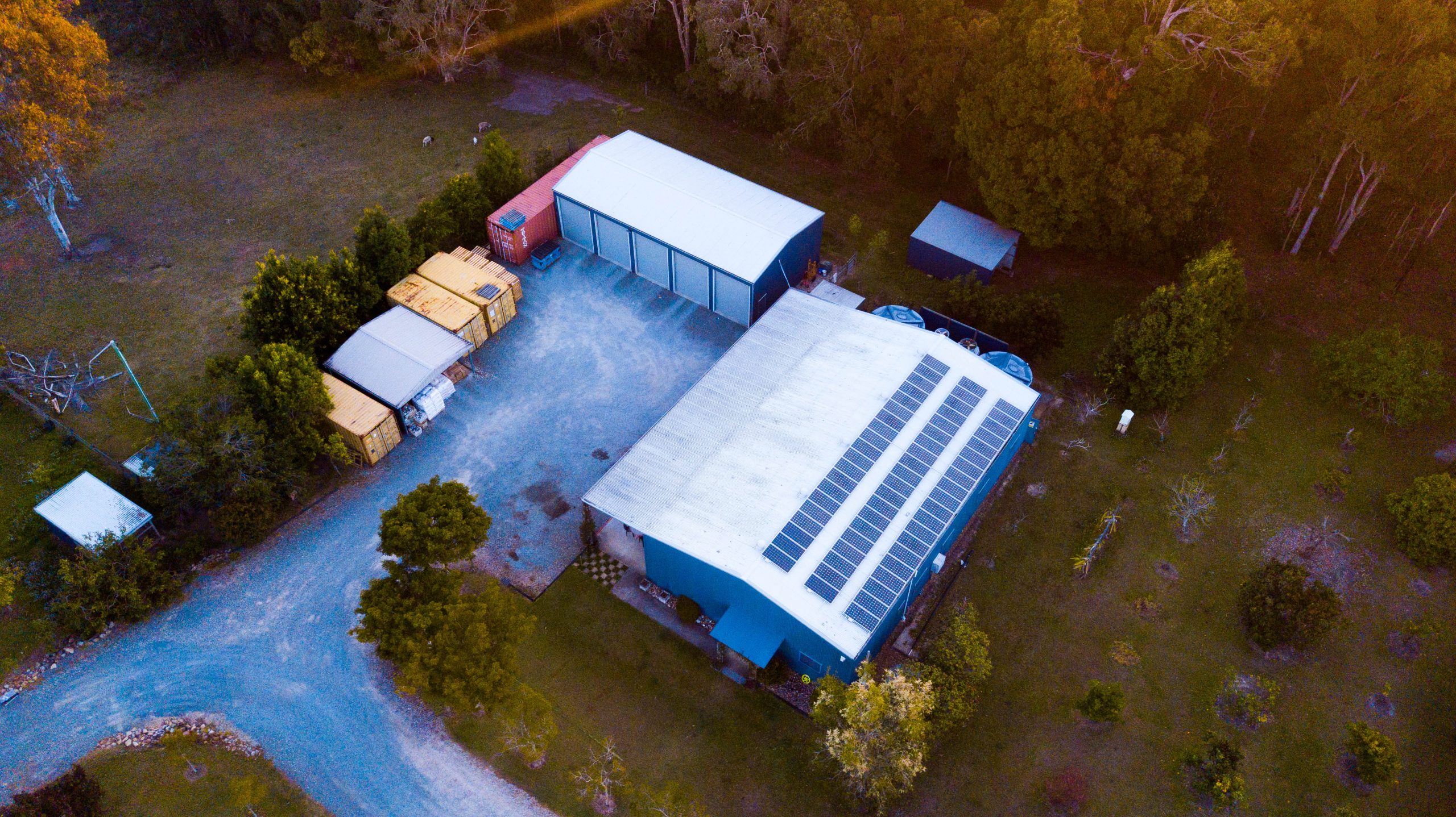 Aerial image of Moreton Corporation's factory